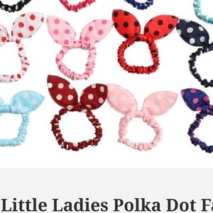 Little girls stretchable hair bows pack of 11